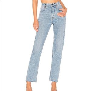AGOLDE Cherie High Rise Straight Jeans